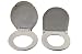 `Toilet Seat w/Lid Oblong Oversized