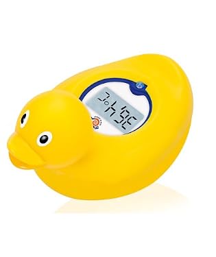 Mebby Floating Baby Bath Thermometer - Yellow Duck