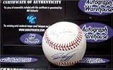 Roger Clemens & Mike Piazza Autographed/Hand Signed official Major League Baseball (Mets vs Yankees)