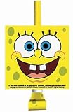 Amscan SpongeBob 5-5/8" x 3-5/8" Classic Party Blowouts, 8-Count