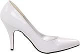 Ellie Shoes Women's 8400 Pump,White Patent,10 M US