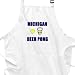 Michigan Beer Pong BBQ Apron