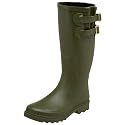 Chooka Women's Premium Solid Dual Buckle - Olive Rain Boot