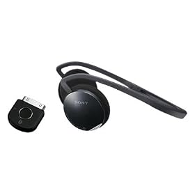 Sony DR-BT21IK/B Wireless Transmitter and Bluetooth Headset for iPod