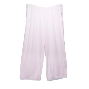 Buy Alfani Fashion My Island Pink Dew Long Pajama Pants w  Dots and Lace Trim (X-Large) by Alfani
