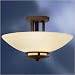 Kichler Lighting 3674OZ 2-Light Hendrik Incandescent Semi-Flush Mount Ceiling Light, Old Bronze
