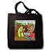 Monkey Suitor For Banana - Black Tote Bag JUMBO 20w X 15h X 5d