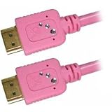Cables Unlimited Ka-Bling PCM-2295-02MP 2-Meter HDMI 1.3 Home Theatre Cable (Pink)