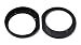 Harley-Davidson Road Glide 6.5" (6 1/2 Inch) Plastic Black Factory to Aftermarket Speaker Adapter Converter Trim Ring 2005 2006 2007 2008 2009 2010 2011 2012