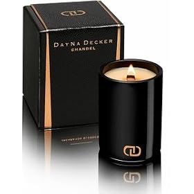 Dayna Decker Couture Chandel Candle, Jacaranda Blossoms, 6 Ounce