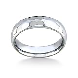 Hammered Tungsten Carbide Band(6mm)