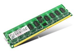 Transcend 2GB DDR2 667 VLP R-DIMM CL5 0.72 2GB MEMORY MODULE STD DDR2 667 REG(256Mx72, PC2 5300, 128Mx85-5-5,0.72