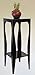 Phone / Plant Stand in Black Finish ADS6082-bk