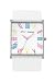 Betsey Johnson Women's Candy Brights Collection White Patent Strap Watch #BJ2113