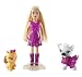 Polly Pocket Sparklin Pets Playset with Polly Doll
