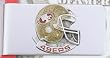 San Francisco 49ers Pewter Money Clip