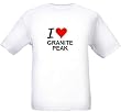 I LOVE GRANITE PEAK - Mountain-series - White T-shirt