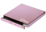 Slimline Usb External Cdrom Dvdrom Cdrw Combo Drive In Pink Reads And Writes Cds Reads Dvd Media Slim And Portable Drive For Laptops Netbooks And Desktop Pcs Works With Windows And Linux Works