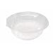 Polyethylene Terephthalate Flat Top Round Clamshell Container, 5 Length x 1-1/2 Height (Case of 300)