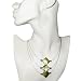 Mother of Pearl Shell Square Beads Triple Strands Dark Honey Necklace 16''-19''