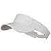 Pro Style Cotton Twill Washed Visor - White