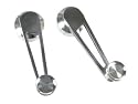 BILLET ALUMINUM WINDOW CRANKS, PAIR, FITS BUG, SUPER BEETLE, GHIA, TYPE 3, BUS 1968-79, PAIR