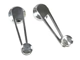 BILLET ALUMINUM WINDOW CRANKS, PAIR, FITS BUG, SUPER BEETLE, GHIA, TYPE 3, BUS 1968-79, PAIR