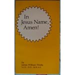 In Jesus' name, amen: The warrant of prayer book cover
