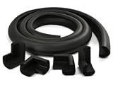 Cosmos ® Black Table Edge Soft Guard with 4 Corners + Free Cosmos Cable Tie