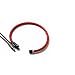 Fluke 3312-PR-TF Alcryn Thin Flex AC Current Probe with 48" Cable, +/-1% Accuracy, LEMO 6 Pin Male Connector, -4 to +194 Degrees F Temperature Range, 5000A Current, For Power Quality Recorder