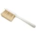 Ateco Icing Brush Natural White Bristle, 1 7/8 x 4 Inch