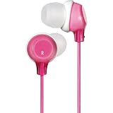 JVC HA-FX22-P CLEAR COLORS IN-EAR HEADPHONES (PINK)