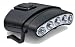Tilt White Green Led Hat Clip Light Interchangeable Top Mount Design Lithium by GSM Outdoors