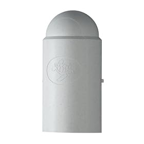 Adjusta-Post Everstone One-Light Outdoor Turtle Light, White #S33WT-PL9-WH