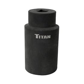 Titan Axle Nut Socket - 34mm, 1/2in. Drive, 6 Point, Model# 15334