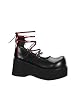 3 1/4 Inch Platform Women's Size Shoe With D-Ring Laceup