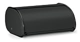 Polder 210201-95 Deluxe Steel Bread Box, Black