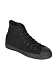 Black Canvas Steel Toe High Top Shoe - 6