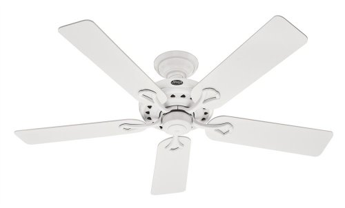 Sale Hunter 20516 Savoy 52 Inch 5 Blade Ceiling Fan White With