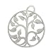 Round Tree of Life Pendant in Sterling Silver, #8430