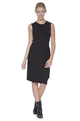 Sleeveless Fitted Gathered Fall Knee Length  Dress