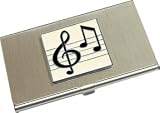Music Notes Business Card Holder / Case