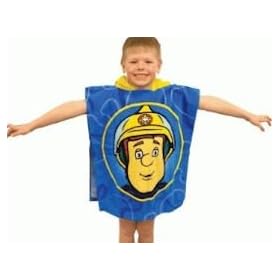 Character World Fireman Sam Splash Hooded Poncho