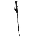 Straight Black Adjustable Walking / Hiking Stick with Compass