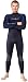 NeoSport Wetsuits Men's Premium Neoprene 5mm Full Suit,Blue Trim,Large