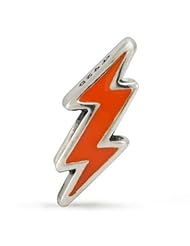 Sterling Silver Bolt of Lightning Ohm Bead Charm AHN020