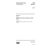ISO 9652-2:2000, Masonry -- Part 2: Unreinforced masonry design by simple rules