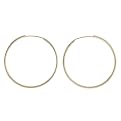 10 Karet Gold 25 Milimeter Endless Hoop Earring
