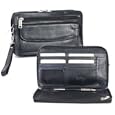 Scully Leather Man Bag Black