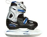 Produkt-Bild: De Li Eishockey Schlittschuhe Kinder gr&ouml;&szlig;enverstellbar (34 - 37||schwarz silber blau )